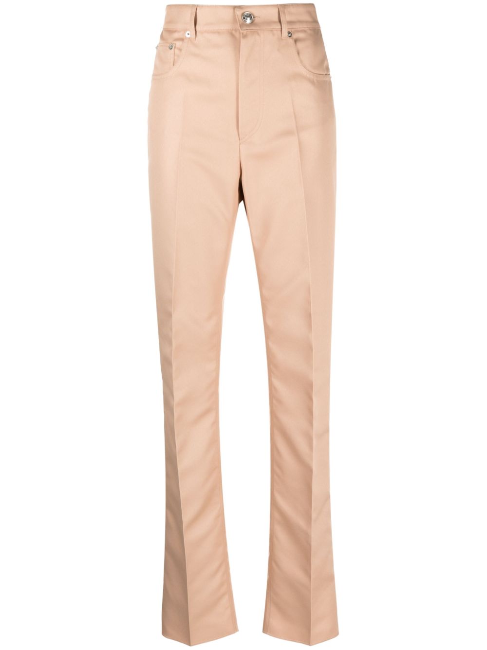 Pantaloni a vita exploit in beige - donna 