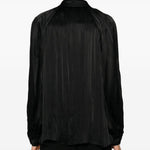 Camicia plissettata in nero Alberta Ferretti - donna 