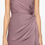 Abito senza spalline in malva Alex perry - donna 