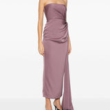 Abito senza spalline in malva Alex perry - donna 
