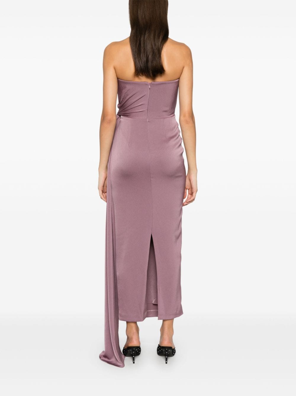 Abito senza spalline in malva Alex perry - donna 