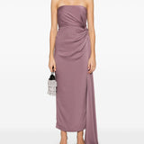 Abito senza spalline in malva Alex perry - donna 
