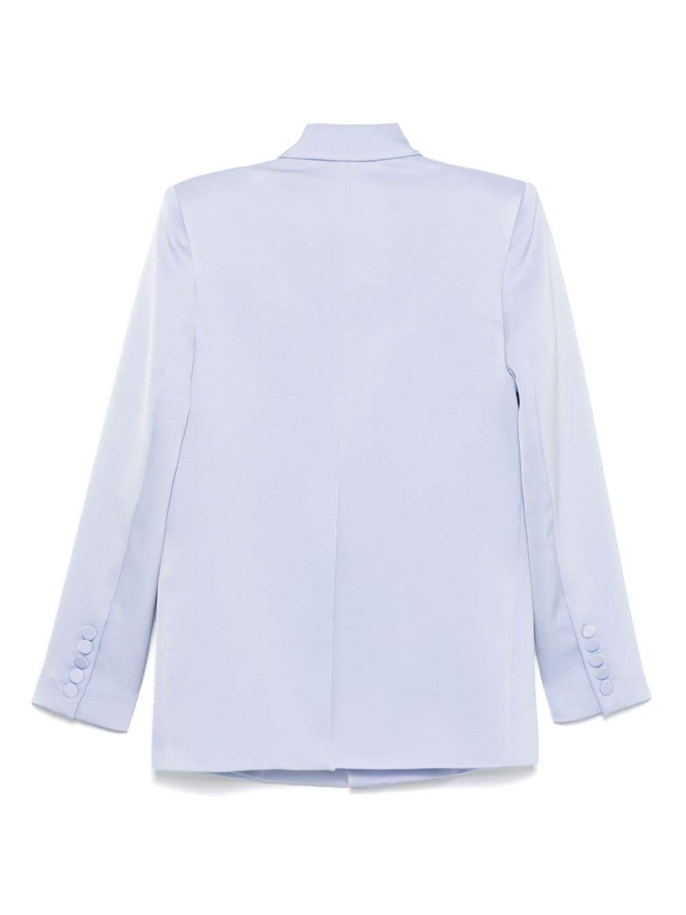 Giacca monopetto satinata in celeste Alex perry - donna 