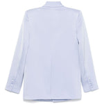Giacca monopetto satinata in celeste Alex perry - donna 