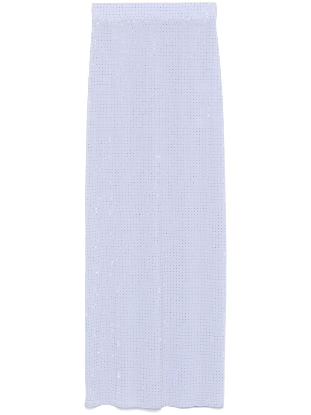 Gonna midi con cristalli in celeste Alex perry - donna 