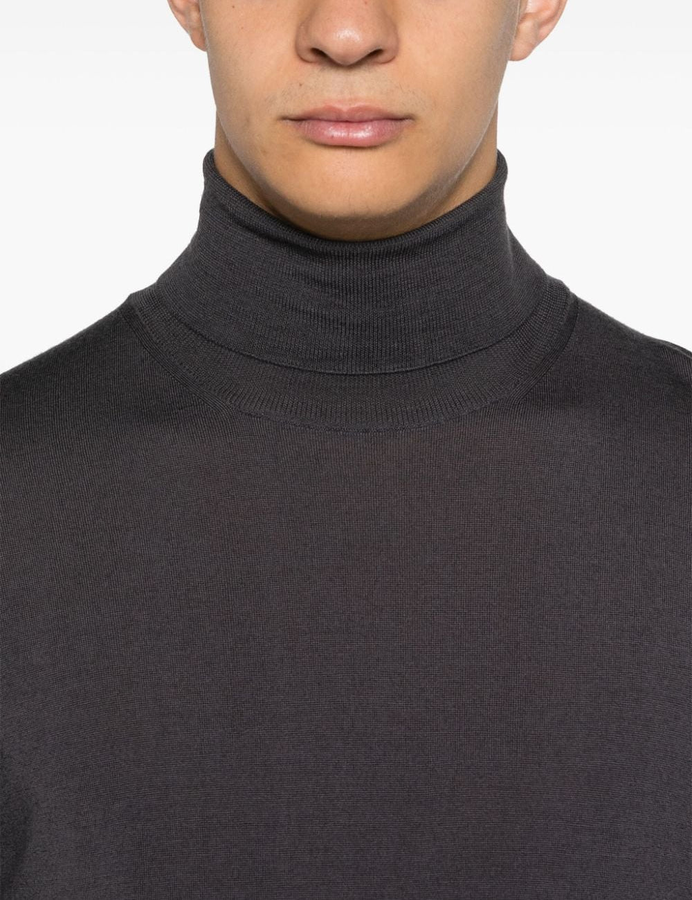Maglione Camio Branco in grigio scuso Barena Venezia - uomo 