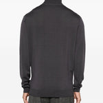 Maglione Camio Branco in grigio scuso Barena Venezia - uomo 