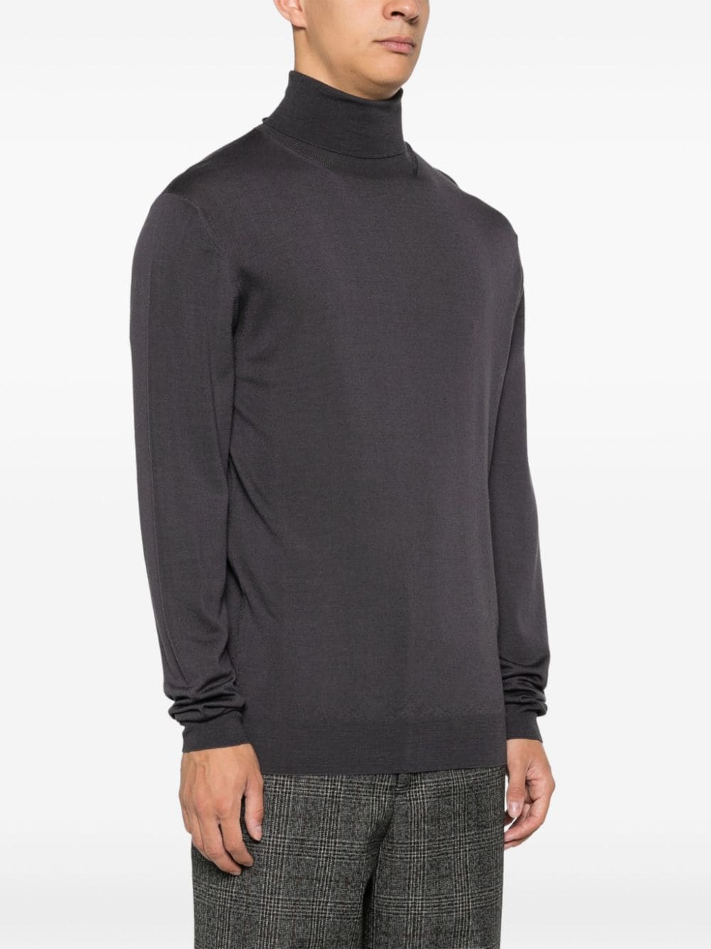 Maglione Camio Branco in grigio scuso Barena Venezia - uomo 