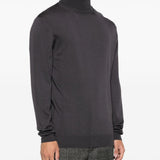 Maglione Camio Branco in grigio scuso Barena Venezia - uomo 