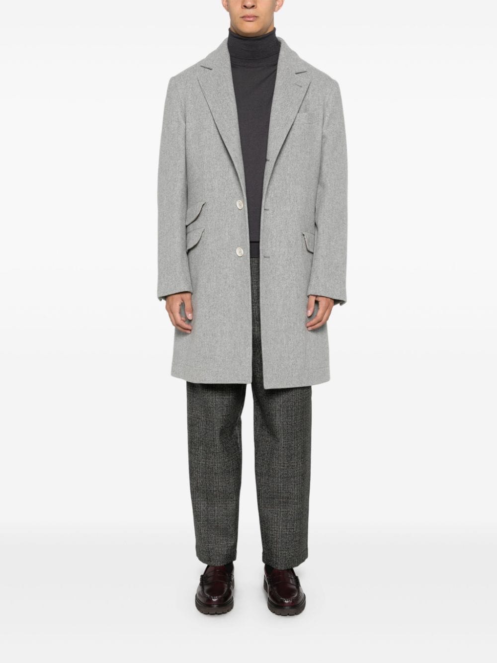Maglione Camio Branco in grigio scuso Barena Venezia - uomo 