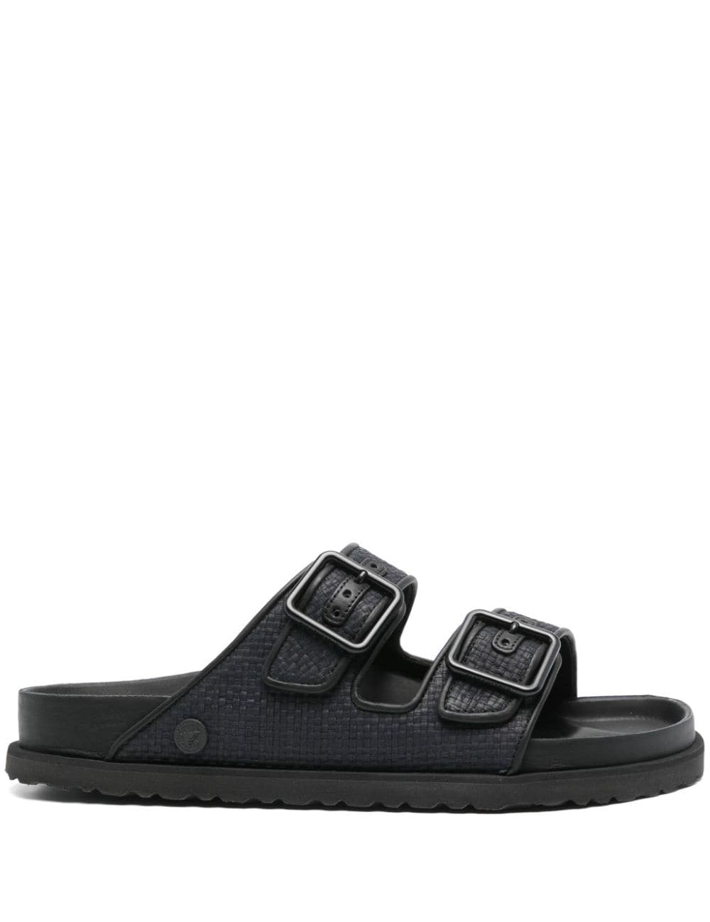 Ciabatte Arizona con fibbia in nero di Birkenstock - unisex 