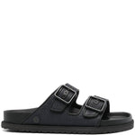 Ciabatte Arizona con fibbia in nero di Birkenstock - unisex 