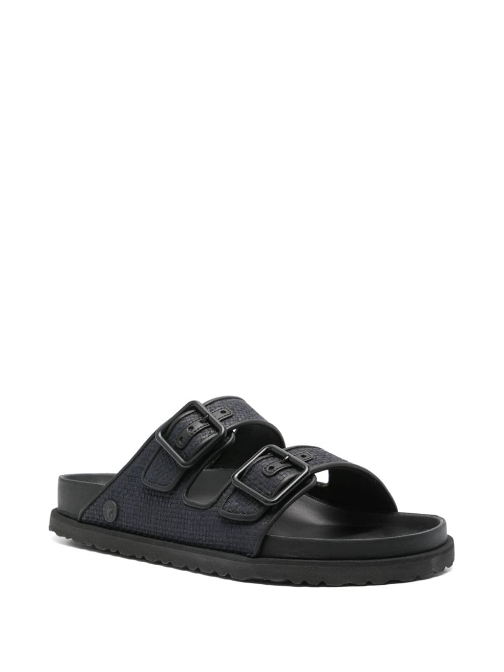 Ciabatte Arizona con fibbia in nero di Birkenstock - unisex 