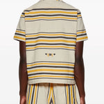 Camicia a maniche corte a righe Bode - uomo 
