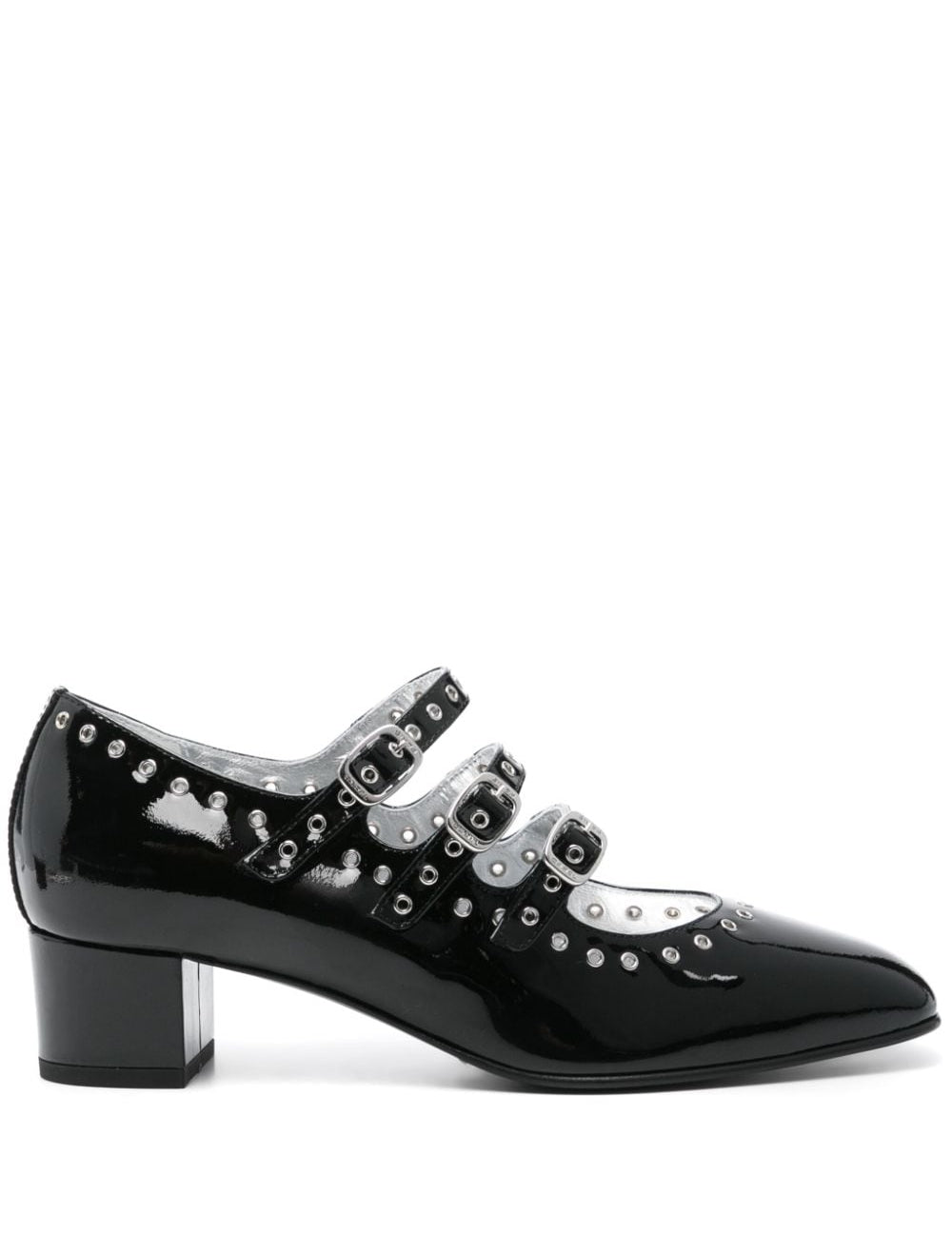 Decollete con occhielli 40mm in nero - donna 