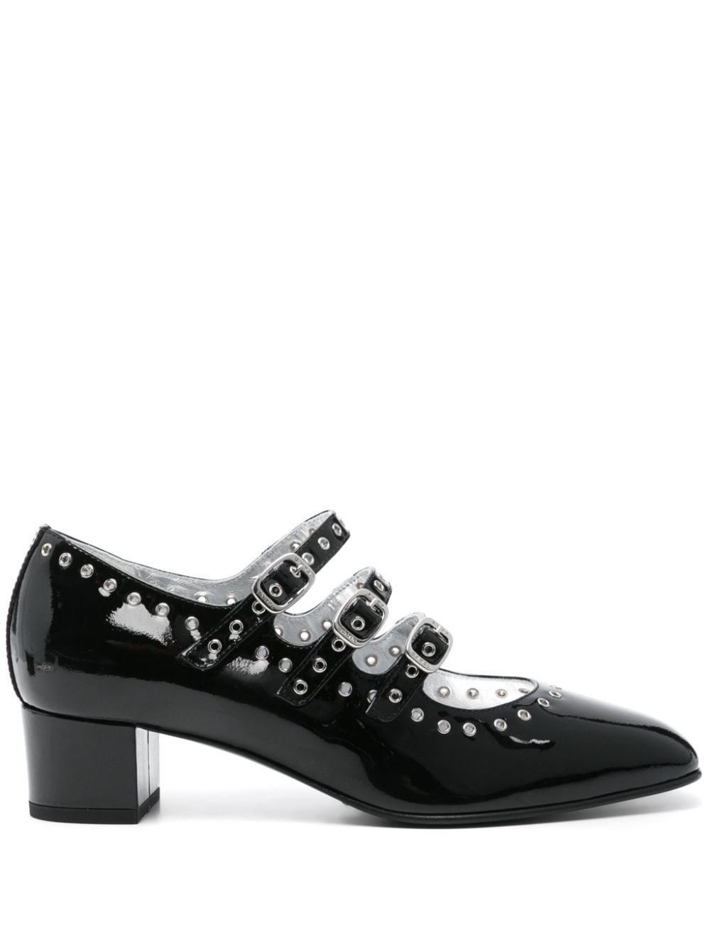 Decollete con occhielli 40mm in nero - donna 