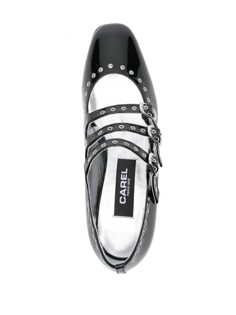 Decollete con occhielli 40mm in nero - donna 