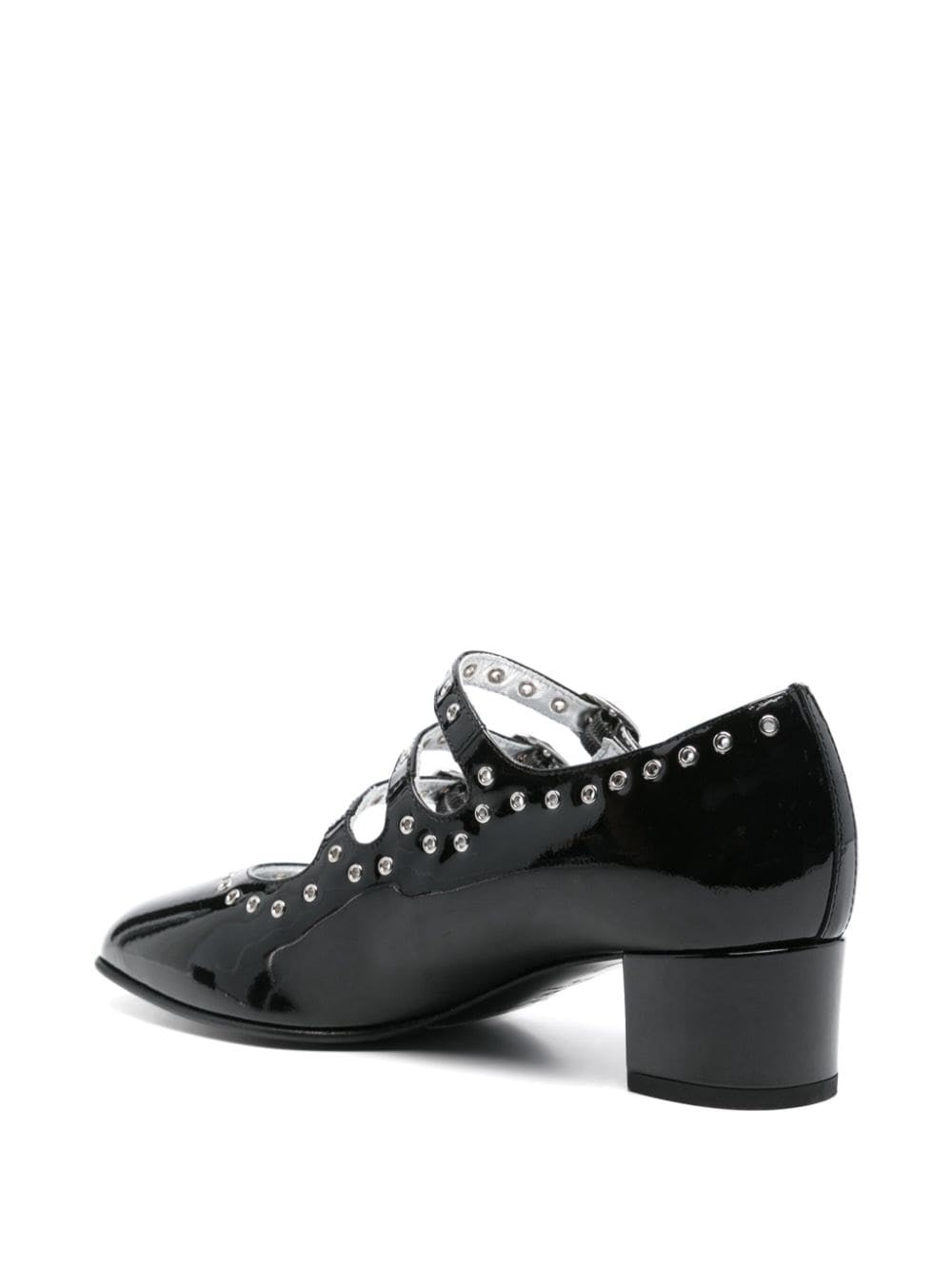 Decollete con occhielli 40mm in nero - donna 