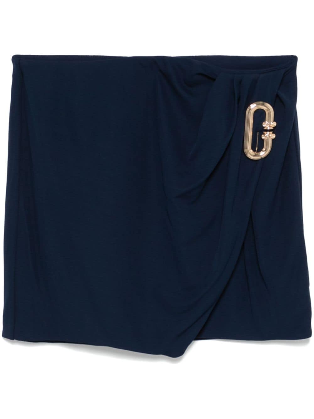 Minigonna drappeggiata in blu Casablanca - donna 