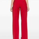 Pantaloni slim sartoriali in rosso Casablanca - donna 