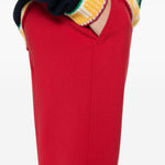 Pantaloni slim sartoriali in rosso Casablanca - donna 