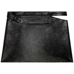 Minigonna a trapezio effetto glossy in nero Courrèges - donna 