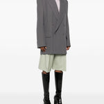 Giacca con cintura bless in grigio Dries van noten - donna 