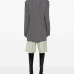 Giacca con cintura bless in grigio Dries van noten - donna 