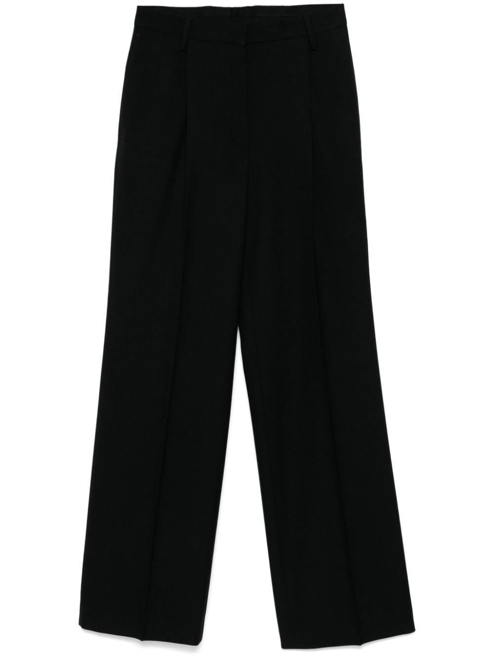 Pantaloni in misto lana portia in nero Dries van noten - donna 
