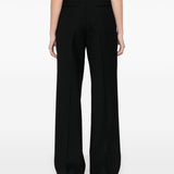 Pantaloni in misto lana portia in nero Dries van noten - donna 