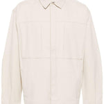 Camicia Duty in bianco di ENTIRE STUDIOS - Unisex 