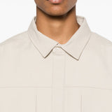 Camicia Duty in bianco di ENTIRE STUDIOS - Unisex 