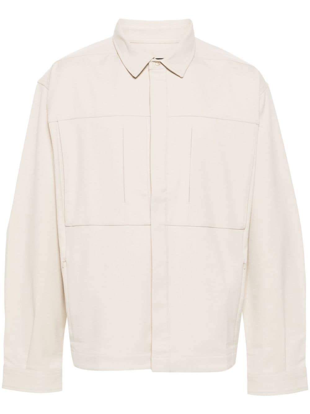 Camicia Duty in bianco di ENTIRE STUDIOS - Unisex 