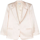 Blazer monopetto trapuntato in bianco Forte forte - donna 
