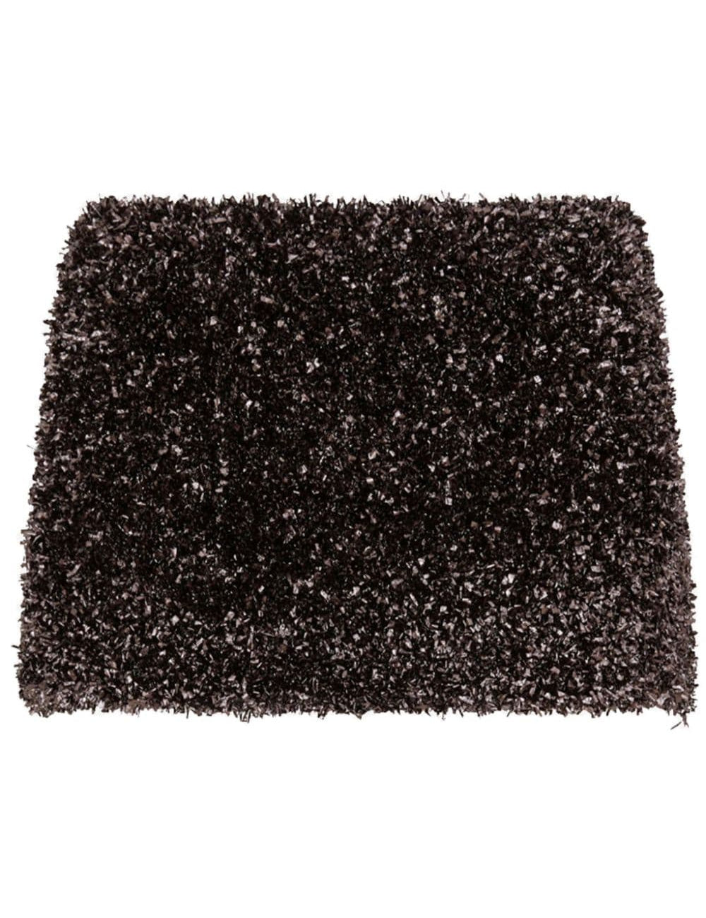 Minigonna metallizzata  in nero GCDS - donna 
