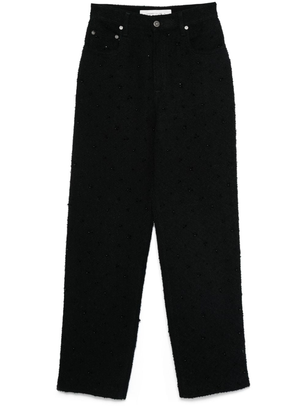 Jeans con decorazione in nero Golden goose - donna 