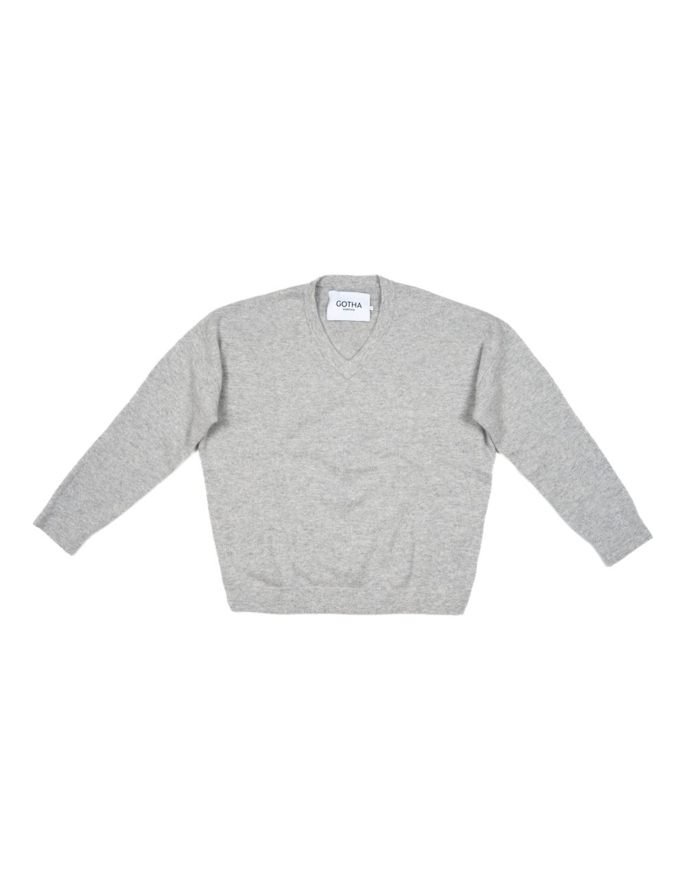 Maglione a maniche lunghe in grigio Gotha - uomo<BR/><BR/> 