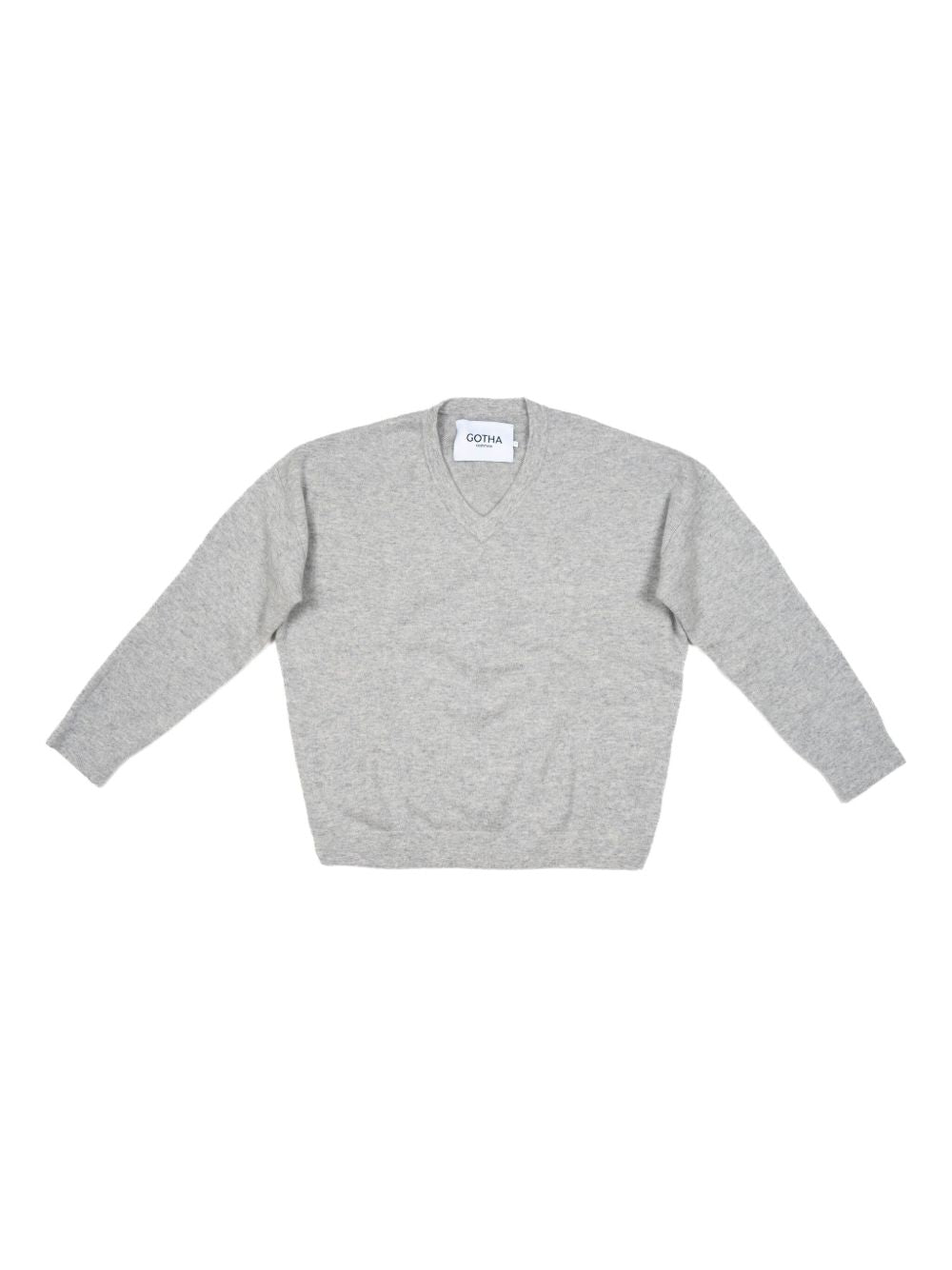 Maglione a maniche lunghe in grigio Gotha - uomo<BR/><BR/> 