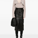 Blusa con ruches in grigio Helmut lang - donna 