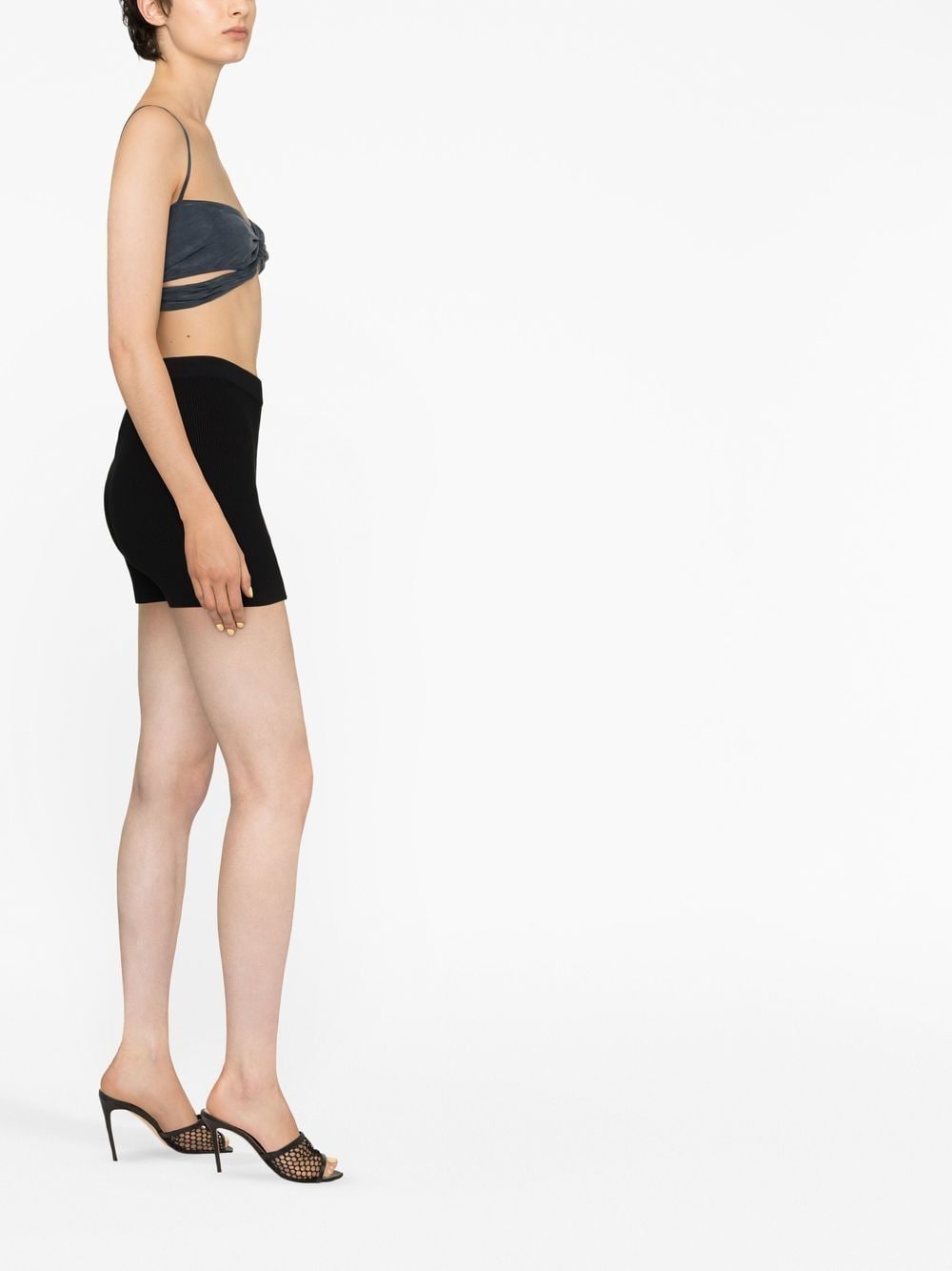 Shorts le short pralu in nero - donna 