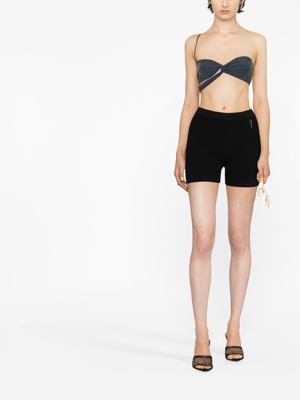 Shorts le short pralu in nero - donna 