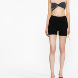 Shorts le short pralu in nero - donna 