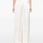 Pantaloni in raso in bianco Jil sander - donna 