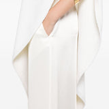 Pantaloni in raso in bianco Jil sander - donna 