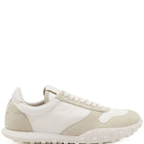 Sneakers basse in binco e beige Jil sander - donna 