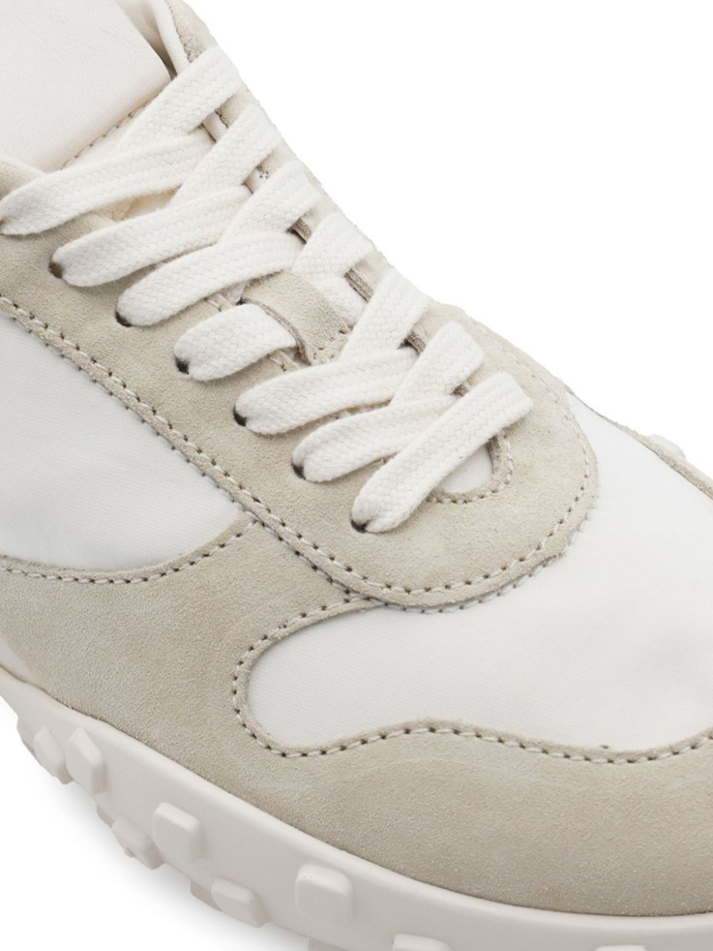 Sneakers basse in binco e beige Jil sander - donna 