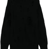 Maglione con effetto vissuto in nero Junya watanabe - donna 