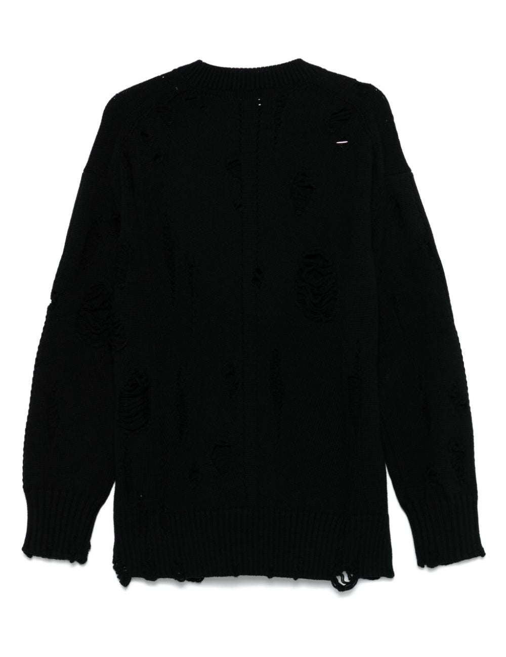 Maglione con effetto vissuto in nero Junya watanabe - donna 