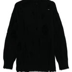 Maglione con effetto vissuto in nero Junya watanabe - donna 