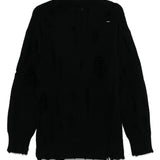 Maglione con effetto vissuto in nero Junya watanabe - donna 